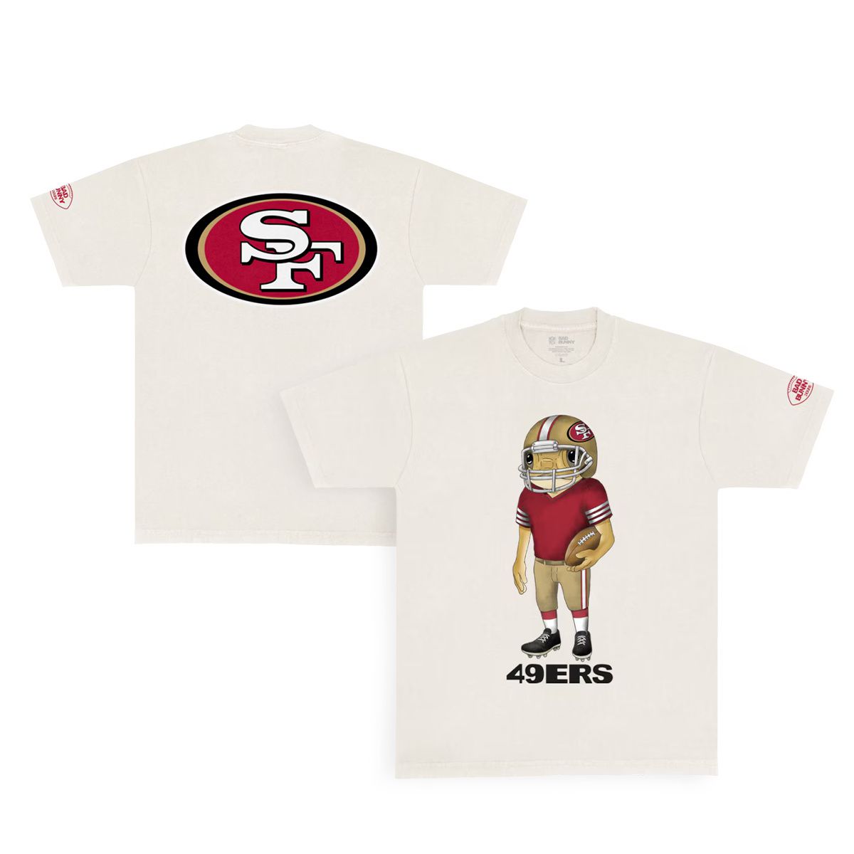 Men 2026 NFL San Francisco 49ers T-shirt cream 001->nfl t-shirts->Sports Accessory